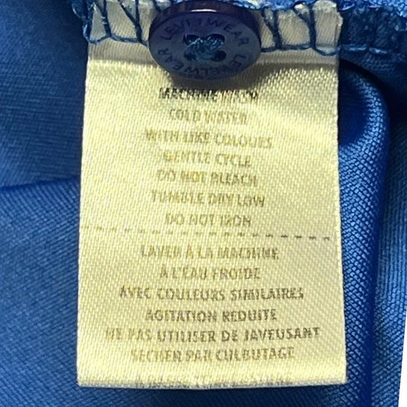 Milburn Country Club Polo Shirt Royal Blue Mens Golf Moisture Wicking Size M - Picture 9 of 11